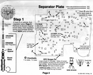 Transgo Shift Kit Instructions page 4