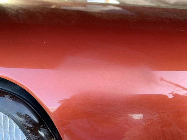 Rubbing Compound Scratch repair