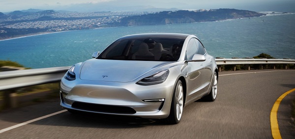 tesla luxury car
